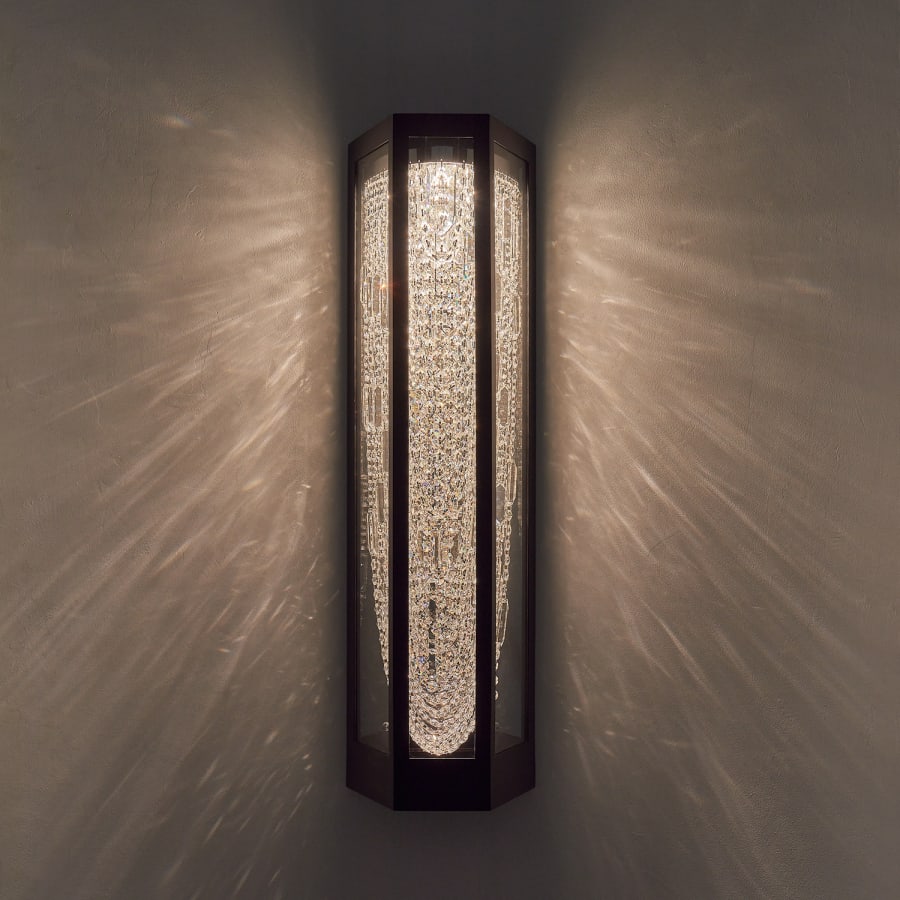 Allegri Strati Esterno 34" Tall Outdoor Wall Sconce