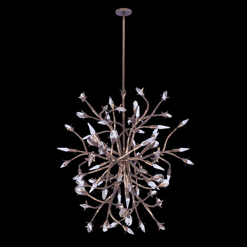 Allegri Fiore 16 Light 34" Wide Crystal Abstract Chandelier