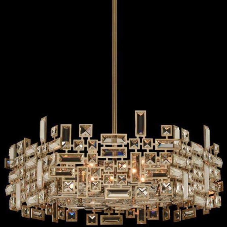Allegri Vermeer 6 Light 24" Wide Crystal Pendant