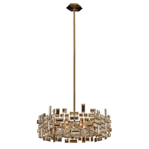 Allegri Vermeer 6 Light 24" Wide Crystal Pendant