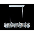 Allegri Vermeer 8 Light 44" Wide Crystal Linear Chandelier