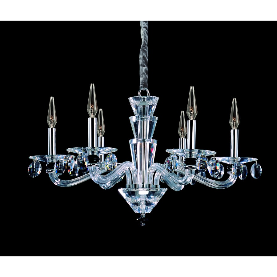 Allegri Shorecrest 6 Light 29-1/2" Wide Crystal Chandelier