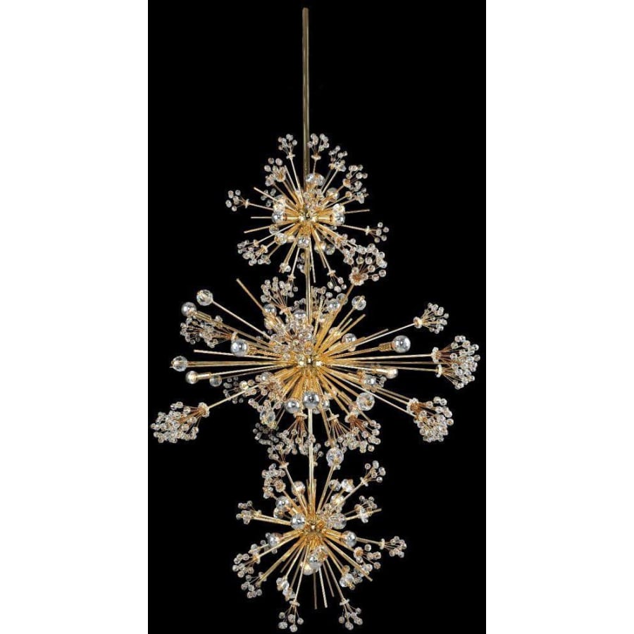 Allegri Constellation 50 Light 36" Wide Crystal Pendant