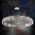 Allegri Rondelle 18 Light 47" Wide Crystal Pendant
