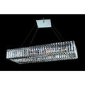 Allegri Quantum Baguette 10 Light Single Tier Chandelier