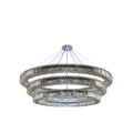 Allegri Rondelle 3 Light 84" Wide Ring Chandelier with Firenze Crystal