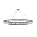 Allegri Rondelle 72" Wide Ring Chandelier with Firenze Crystal