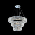 Allegri Rondelle 3 Light 26" Wide Ring Chandelier with Firenze Crystal