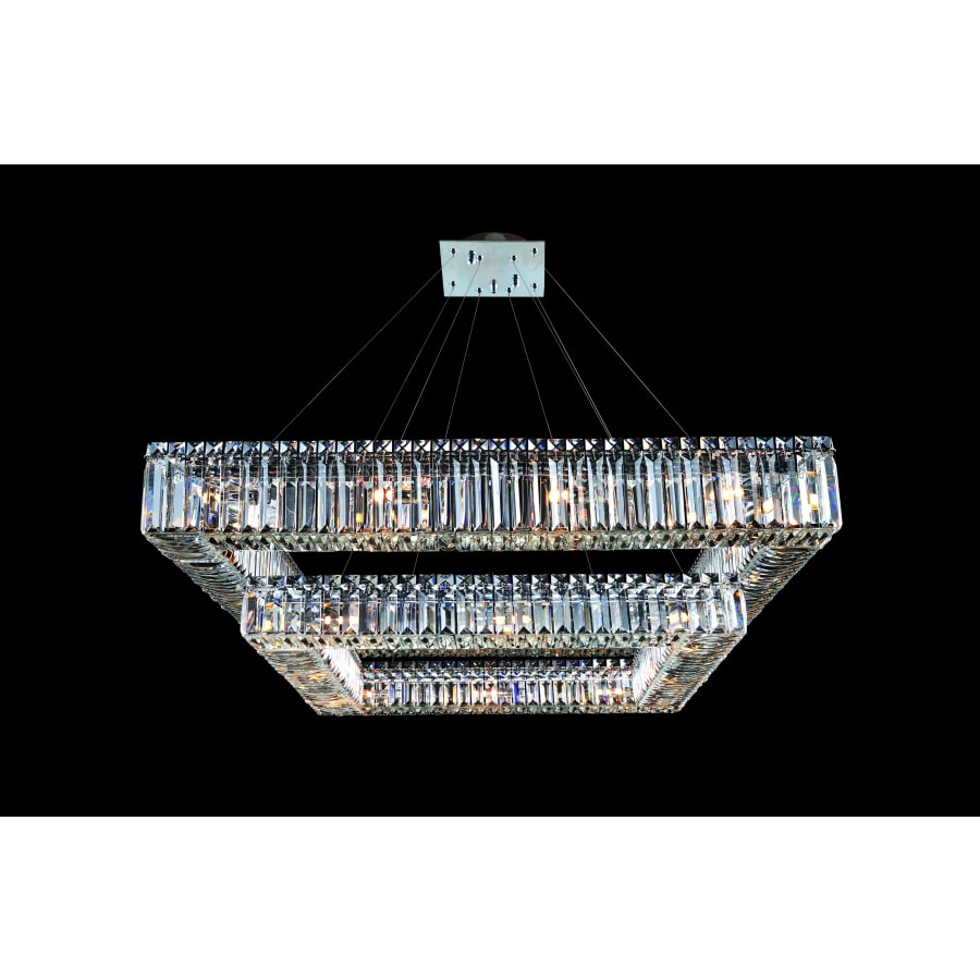 Allegri Quantum Quadro 28 Light Two Tier Chandelier