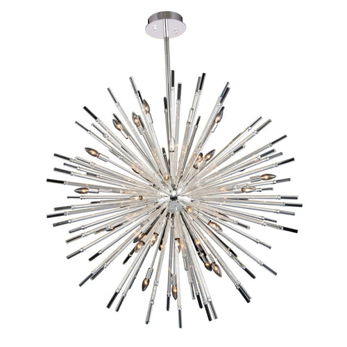 Allegri Sprazzo 36 Light 48" Wide Crystal Sputnik Chandelier