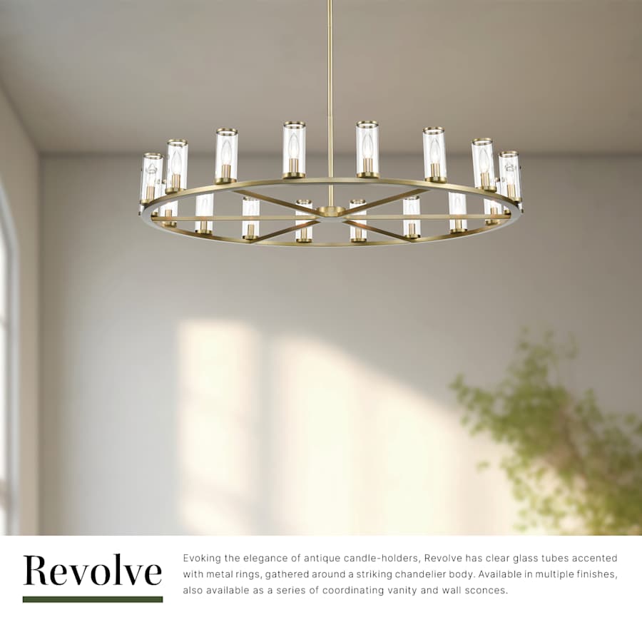 Alora Lighting Revolve 18 Light 47" Wide Taper Candle Chandelier