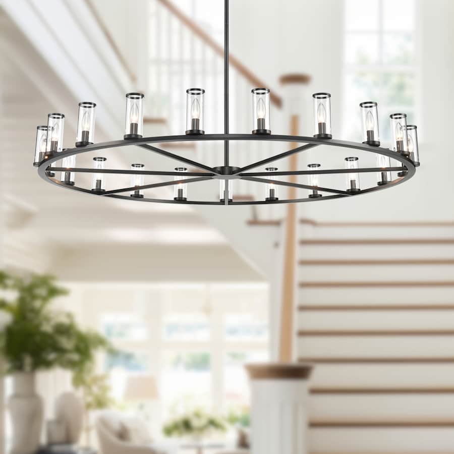Alora Lighting Revolve 21 Light 60" Wide Taper Candle Chandelier
