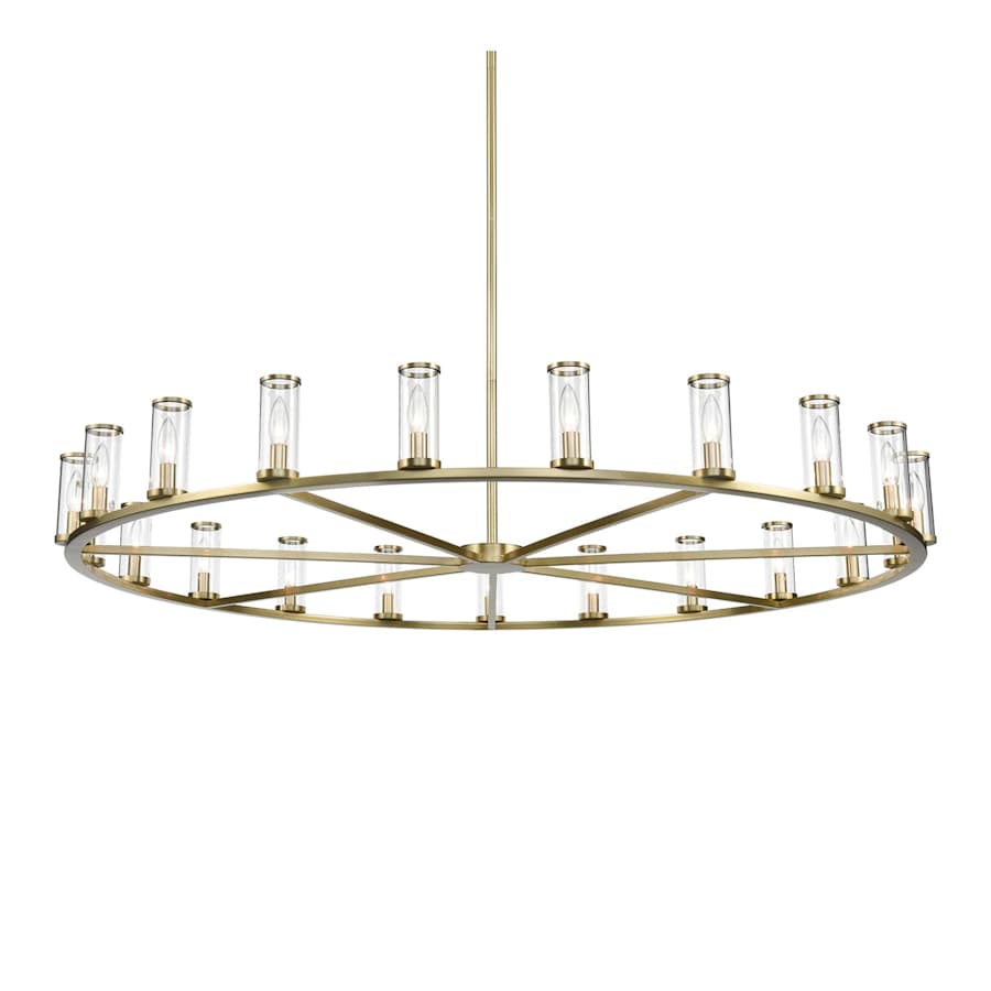Alora Lighting Revolve 21 Light 60" Wide Taper Candle Chandelier