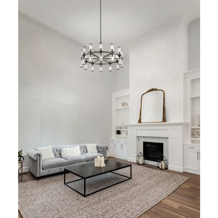 Alora Lighting Revolve 24 Light 32" Wide Taper Candle Chandelier