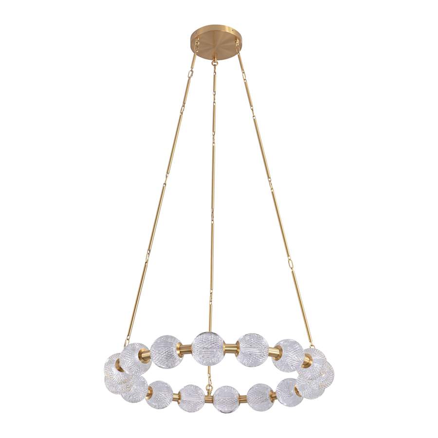 Alora Lighting Marni 33" Wide LED Ring Chandelier