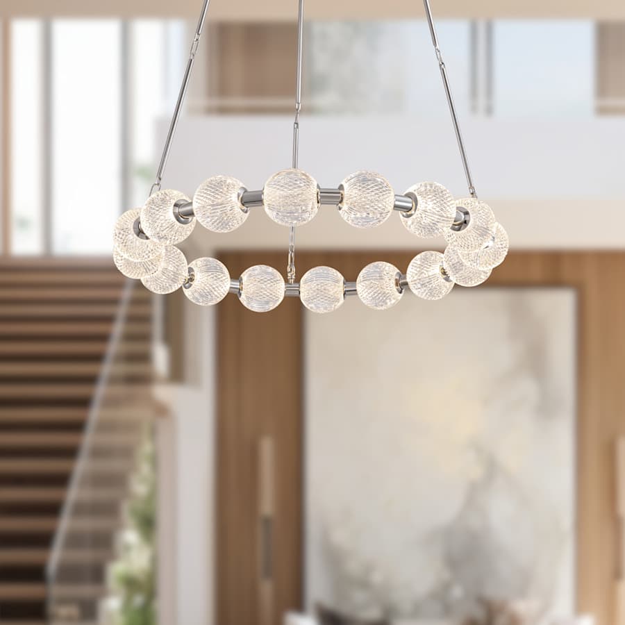 Alora Lighting Marni 33" Wide LED Ring Chandelier