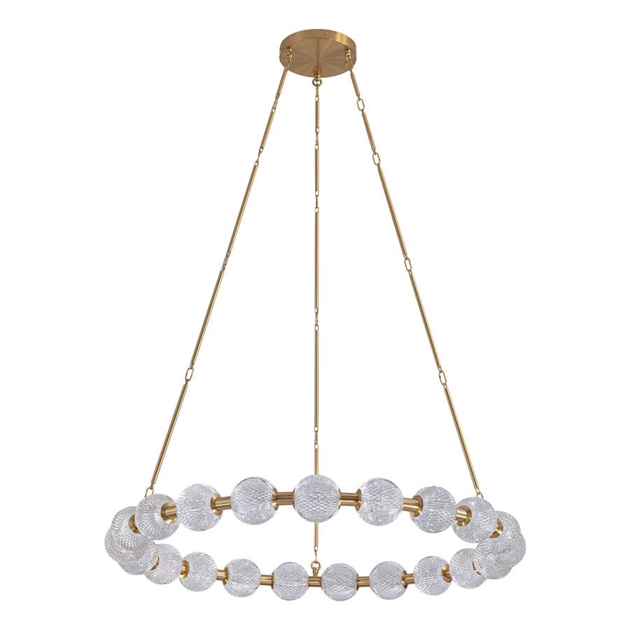 Alora Lighting Marni 42" Wide LED Ring Chandelier