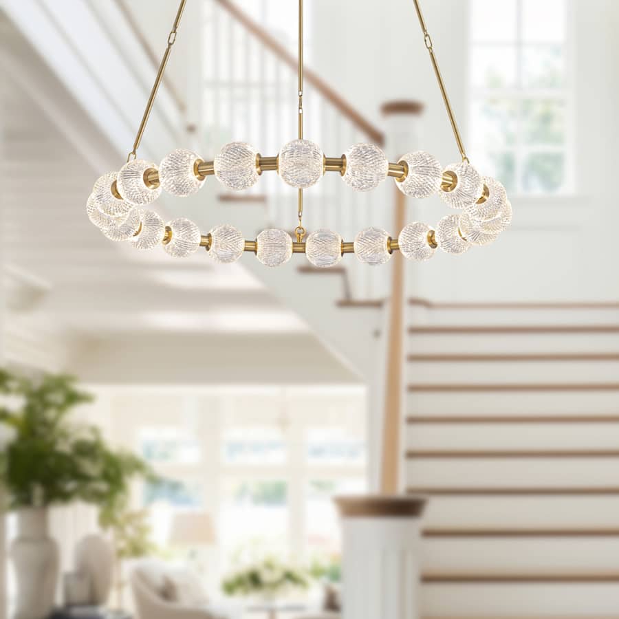 Alora Lighting Marni 42" Wide LED Ring Chandelier