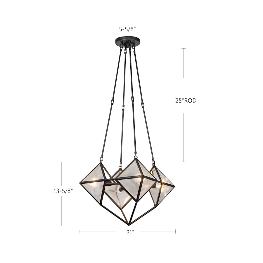 Alora Lighting Cairo 8 Light 21" Wide Chandelier