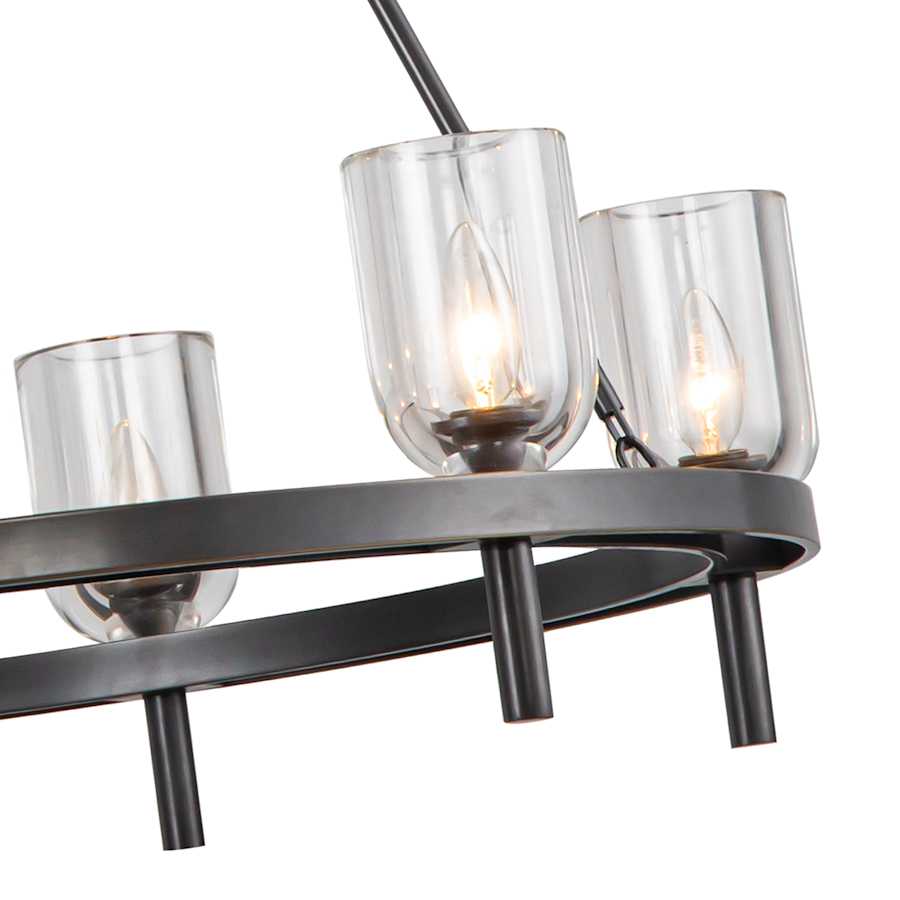 Alora Lighting Lucian 6 Light 32" Wide Ring Chandelier