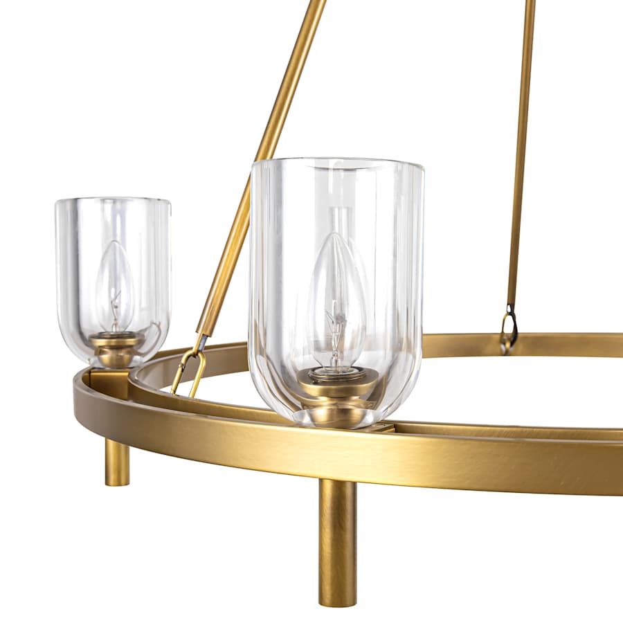 Alora Lighting Lucian 6 Light 32" Wide Ring Chandelier