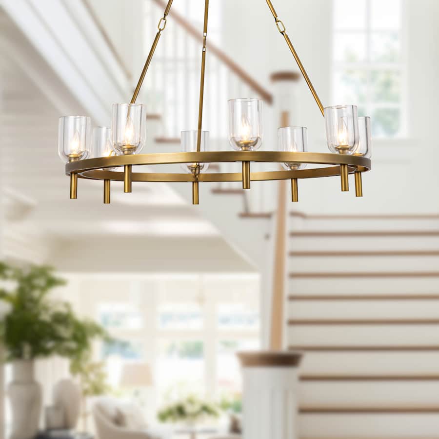 Alora Lighting Lucian 8 Light 37" Wide Ring Chandelier