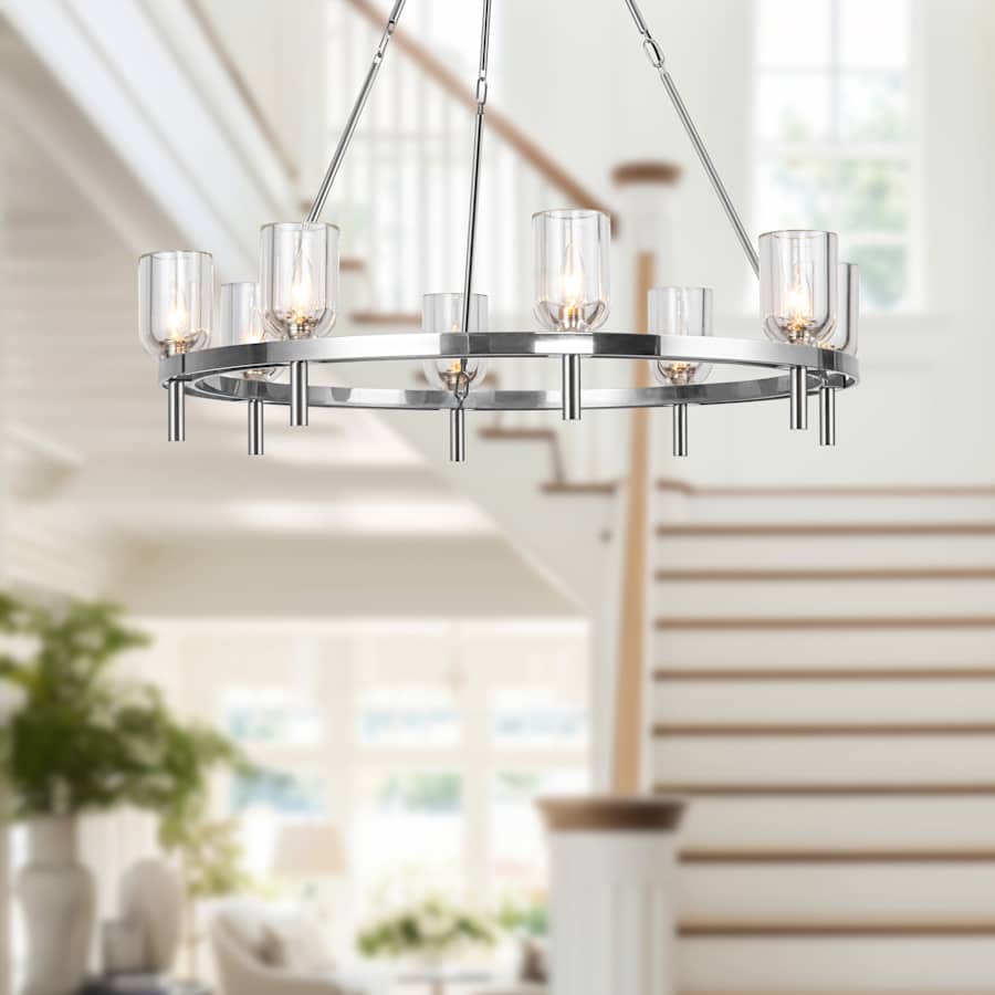 Alora Lighting Lucian 8 Light 37" Wide Ring Chandelier