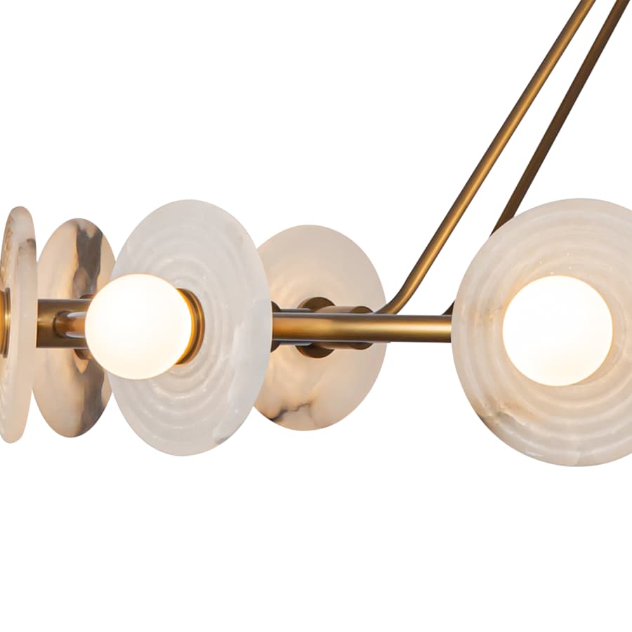 Alora Lighting Dahlia 47" Wide LED Ring Chandelier