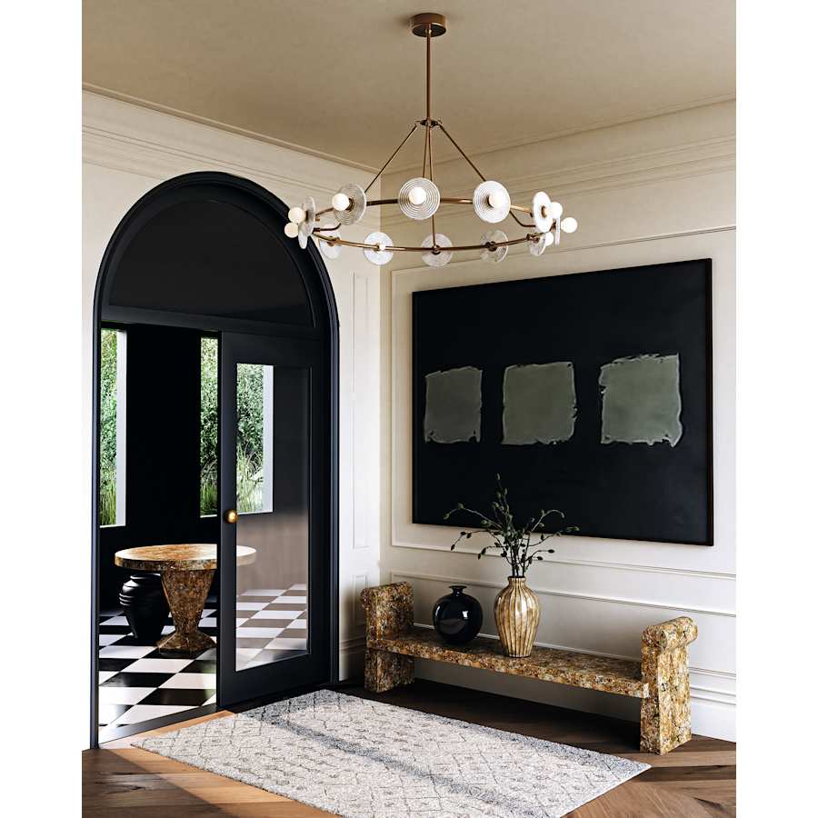 Alora Lighting Dahlia 47" Wide LED Ring Chandelier