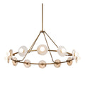 Alora Lighting Dahlia 47" Wide LED Ring Chandelier