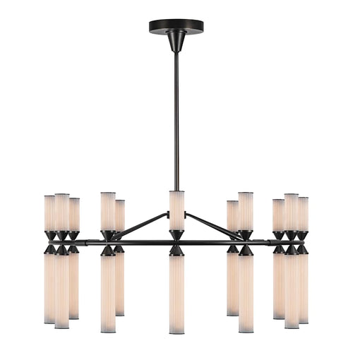 Alora Lighting Edwin 38" Wide LED Ring Chandelier