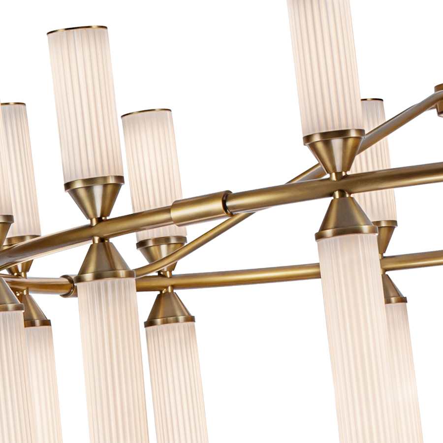 Alora Lighting Edwin 38" Wide LED Ring Chandelier