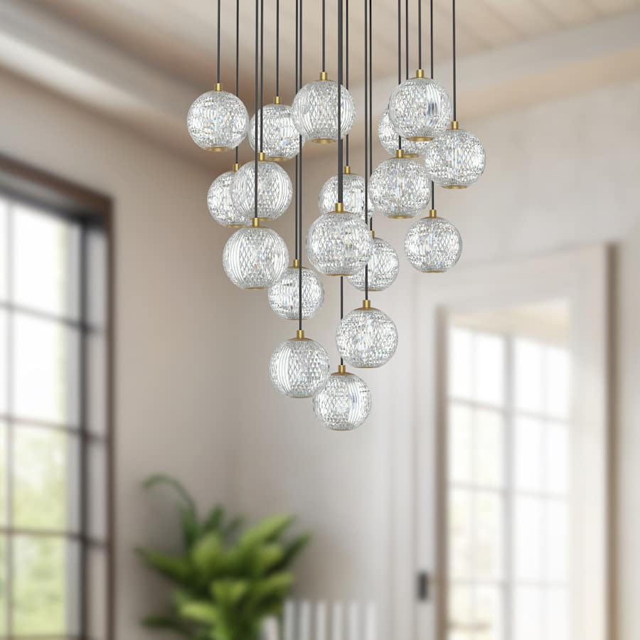 Alora Lighting Marni 21" Wide LED Multi Light Pendant