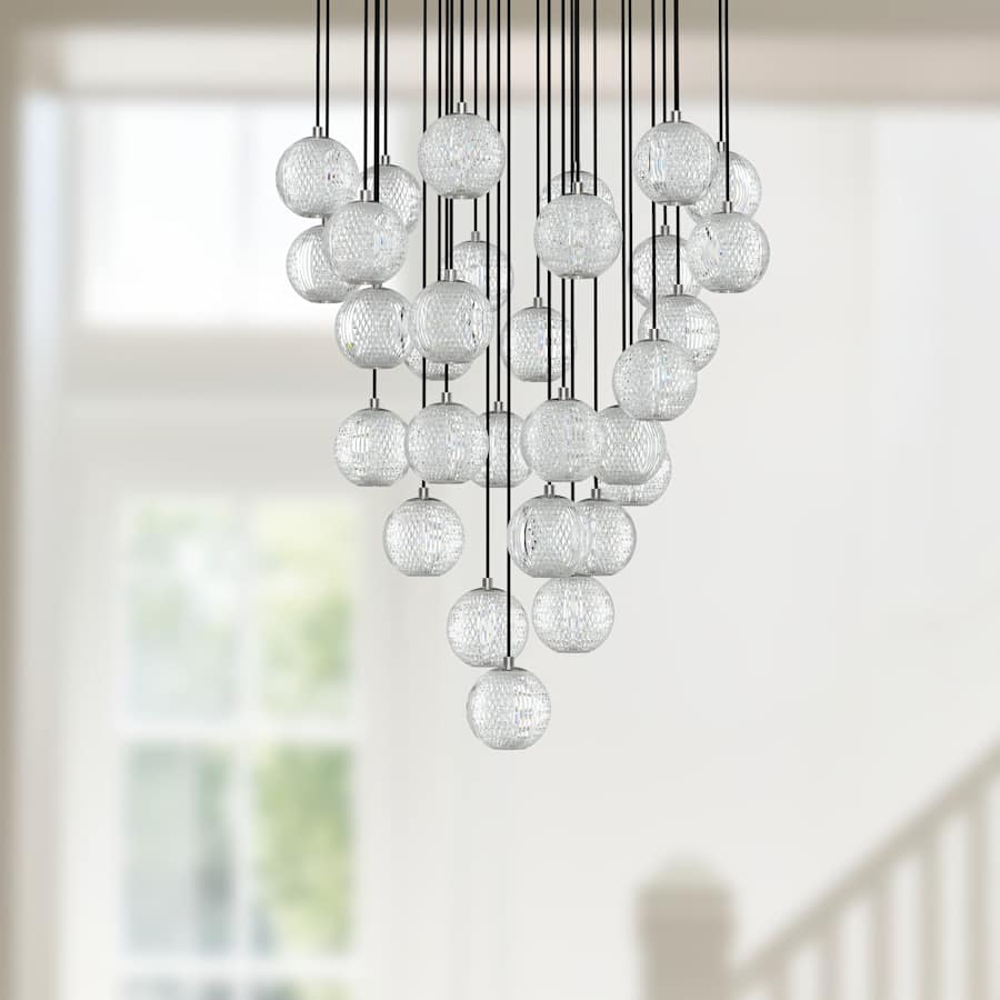 Alora Lighting Marni 36" Wide Waterfall Chandelier