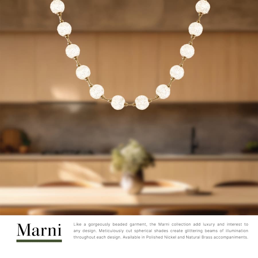 Alora Lighting Marni 86" Wide 3000K LED Linear Pendant