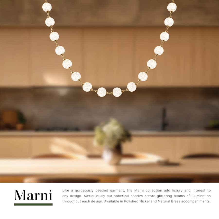 Alora Lighting Marni 9-1/2-ft Wide 3000K LED Linear Pendant with Remote Driver