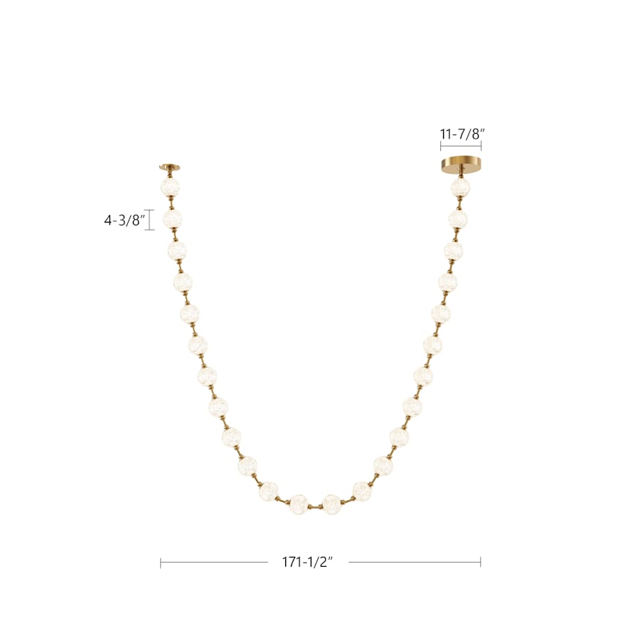 Alora Lighting Marni 14-ft Wide 3000K LED Linear Pendant