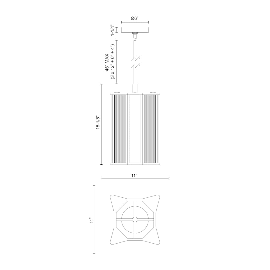 Alora Lighting Sabre 9" Wide LED Mini Pendant