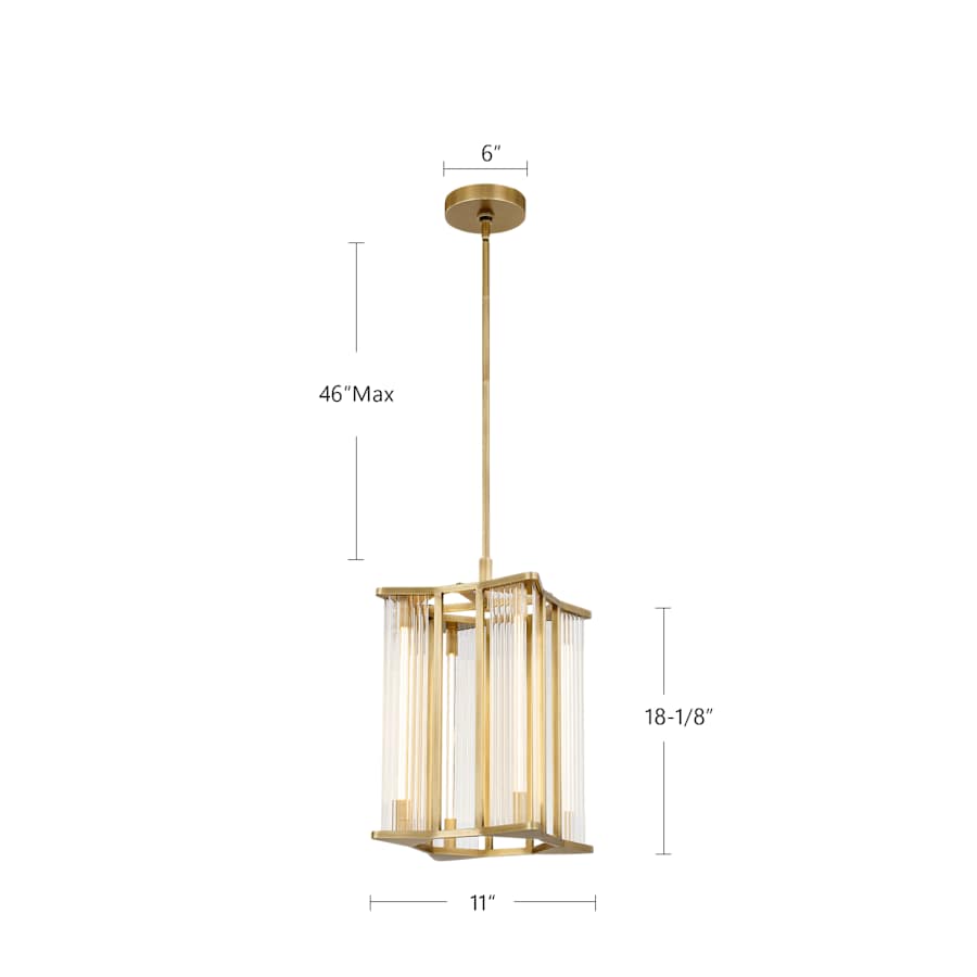 Alora Lighting Sabre 9" Wide LED Mini Pendant