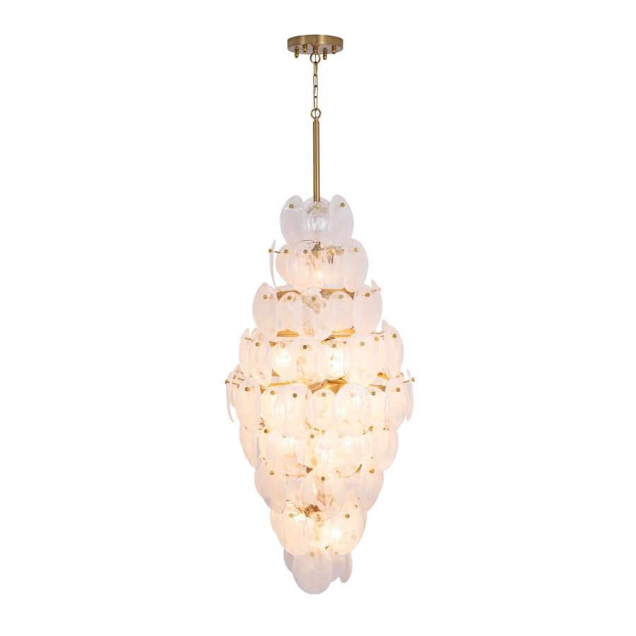 Artcraft Lighting Lily 15 Light 29" Wide Abstract Waterfall Chandelier