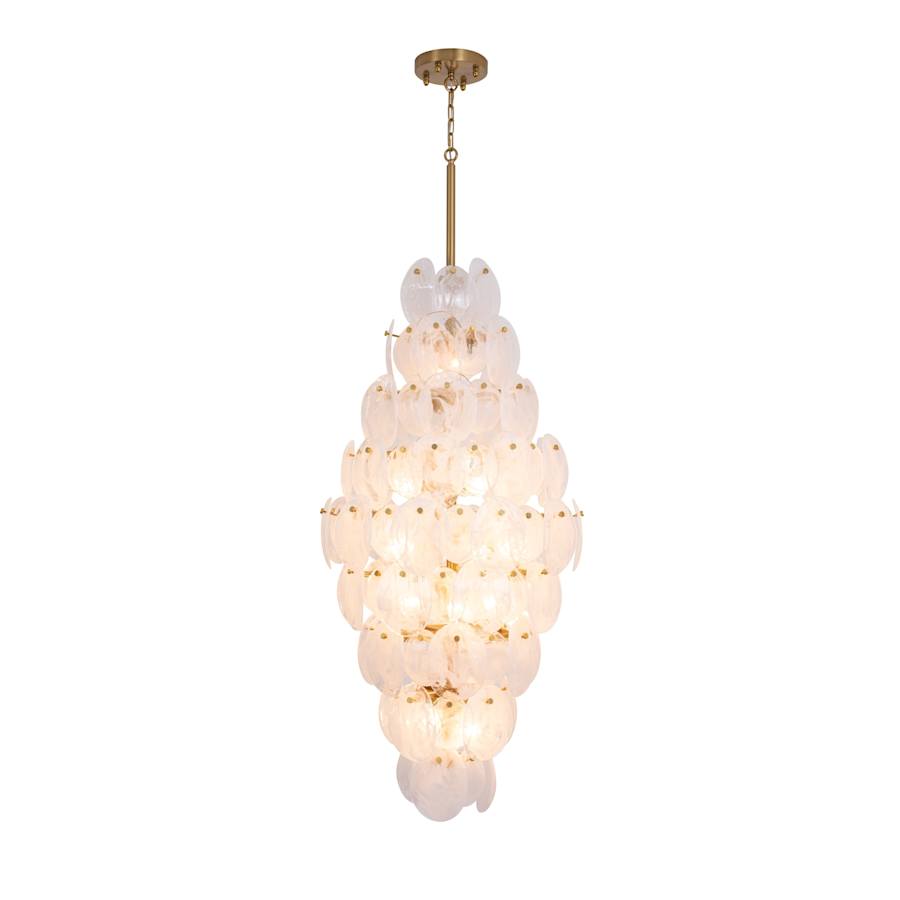 Artcraft Lighting Lily 15 Light 29" Wide Abstract Waterfall Chandelier