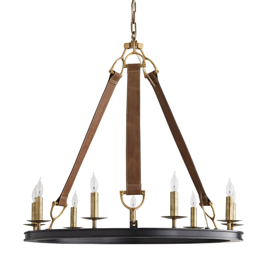 Arteriors Chaney 9 Light 33" Wide Ring Chandelier