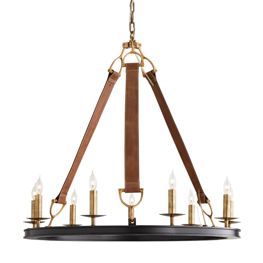 Arteriors Chaney 9 Light 33" Wide Ring Chandelier