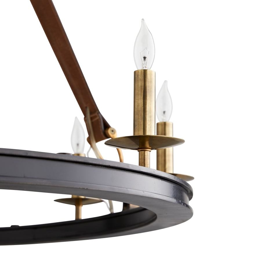 Arteriors Chaney 9 Light 33" Wide Ring Chandelier