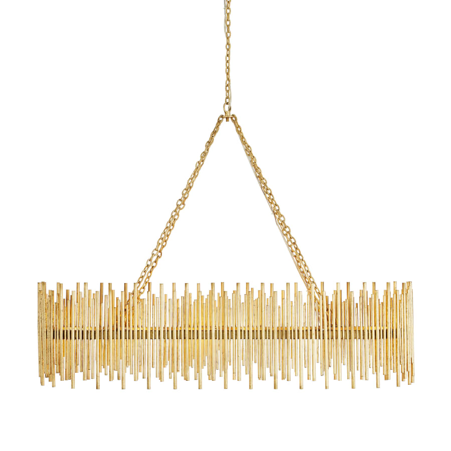 Arteriors Prescott 10 Light 45" Wide Linear Chandelier
