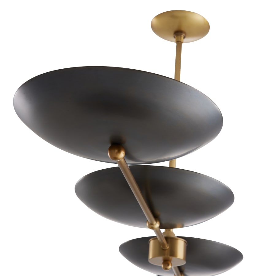 Arteriors Griffith 4 Light 55" Wide Linear Chandelier