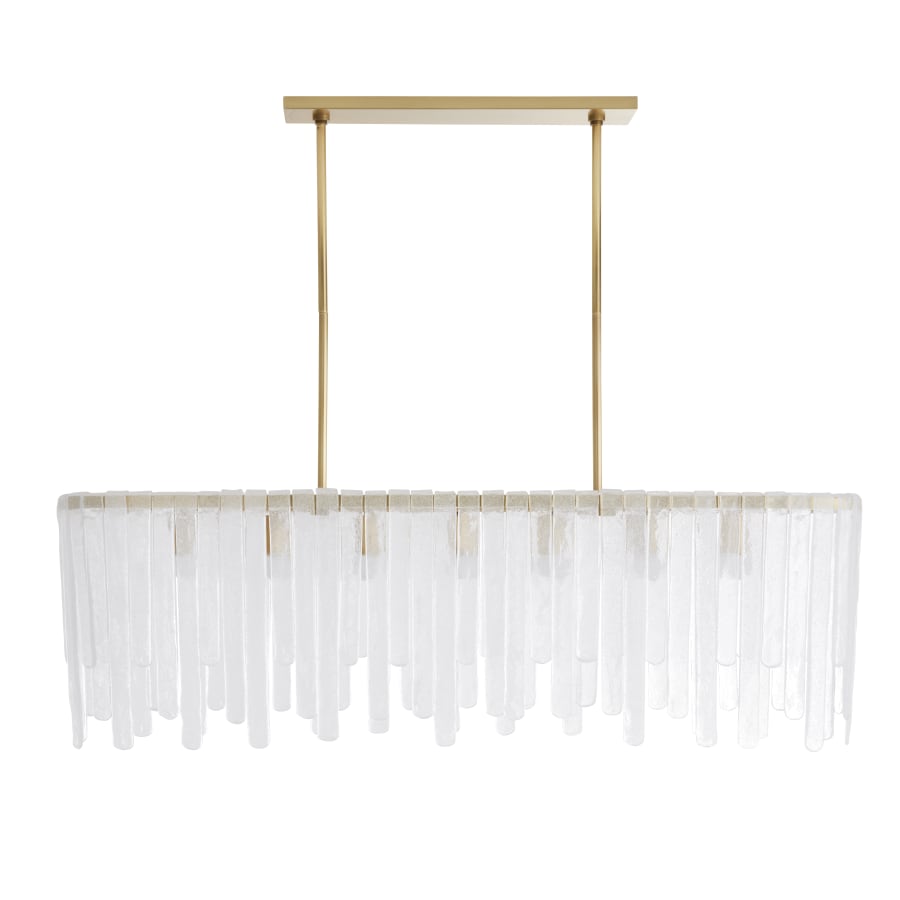 Arteriors Leighton 7 Light 52" Wide Linear Chandelier