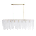 Arteriors Leighton 7 Light 52" Wide Linear Chandelier
