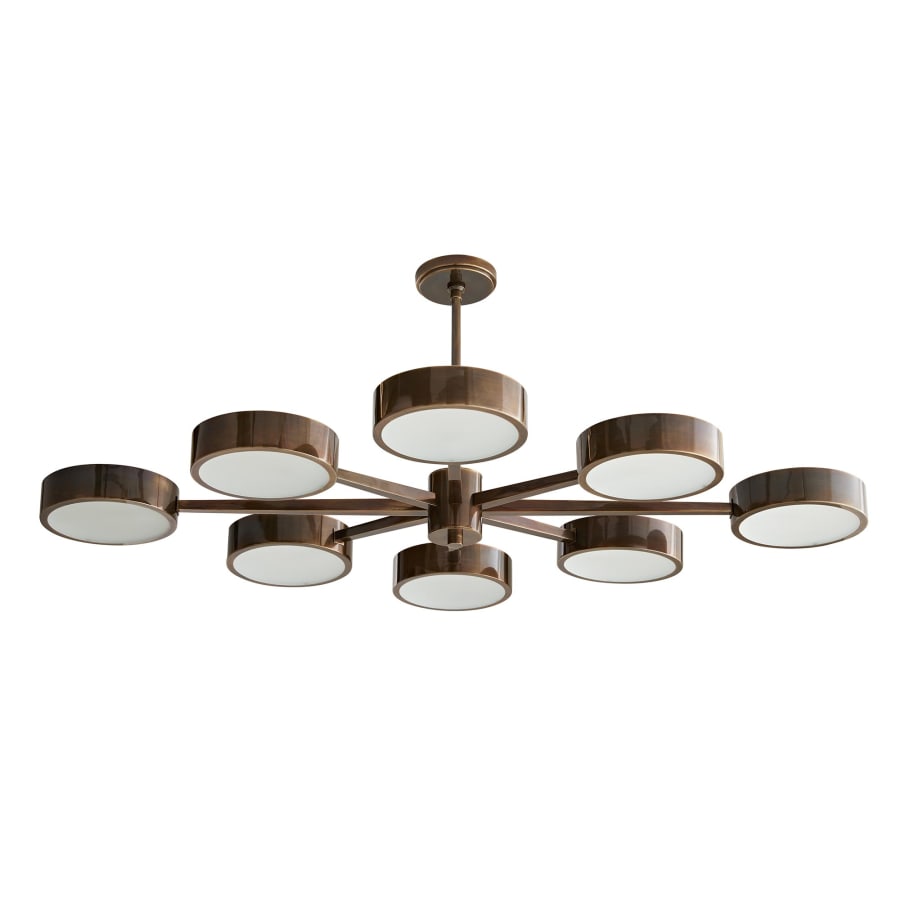 Arteriors Linus Starburst 8 Light 52" Wide Chandelier