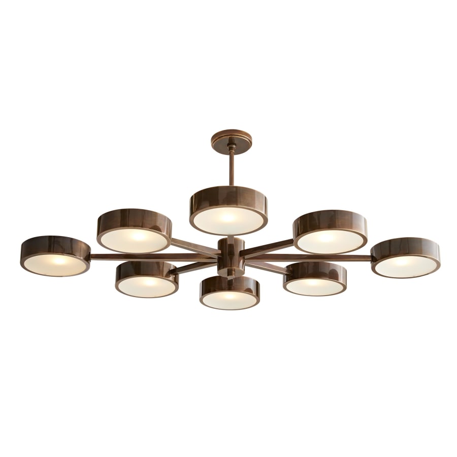 Arteriors Linus Starburst 8 Light 52" Wide Chandelier